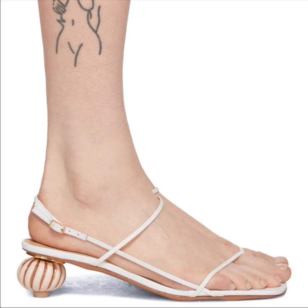 [SOLD]Jacquemus White les Sandales Manosque